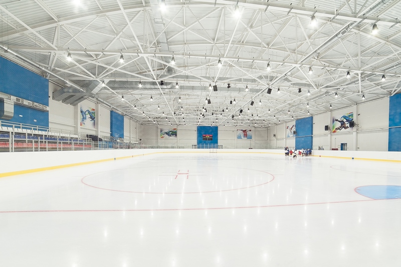 Освещение ледовой арены в Кемерово